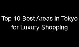 Top 10 Best Areas in Tokyo for Luxury Shopping