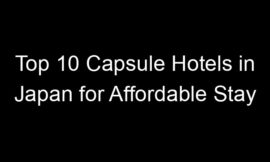 Top 10 Capsule Hotels in Japan for Affordable Stay
