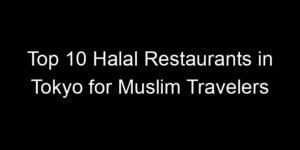 Read more about the article Top 10 Halal Restaurants in Tokyo for Muslim Travelers