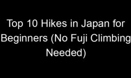 Top 10 Hikes in Japan for Beginners (No Fuji Climbing Needed)