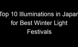 Top 10 Illuminations in Japan for Best Winter Light Festivals