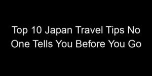 Read more about the article Top 10 Japan Travel Tips No One Tells You Before You Go