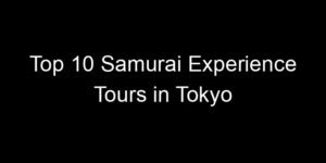 Read more about the article Top 10 Samurai Experience Tours in Tokyo