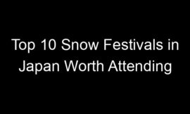 Top 10 Snow Festivals in Japan Worth Attending