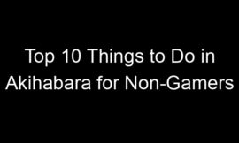 Top 10 Things to Do in Akihabara for Non-Gamers