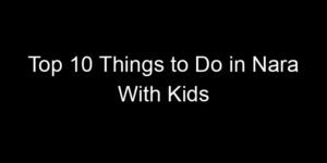 Read more about the article Top 10 Things to Do in Nara With Kids