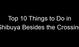 Top 10 Things to Do in Shibuya Besides the Crossing