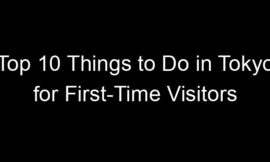 Top 10 Things to Do in Tokyo for First-Time Visitors