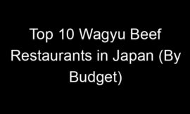 Top 10 Wagyu Beef Restaurants in Japan (By Budget)