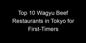 Read more about the article Top 10 Wagyu Beef Restaurants in Tokyo for First-Timers