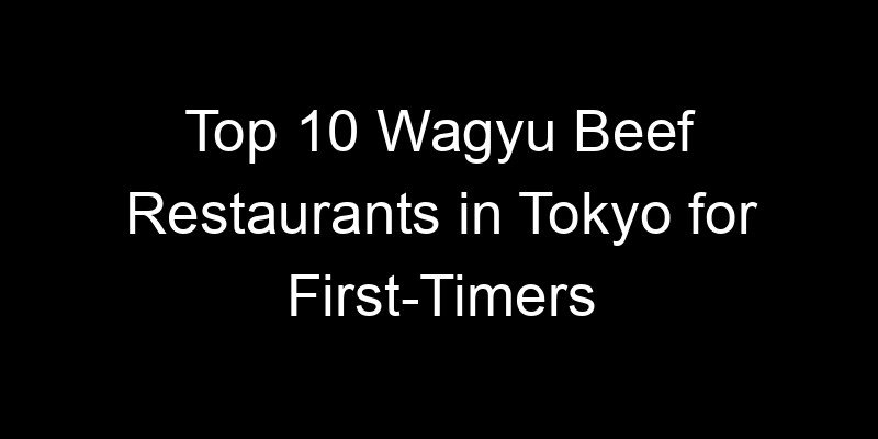 Read more about the article Top 10 Wagyu Beef Restaurants in Tokyo for First-Timers