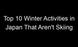 Top 10 Winter Activities in Japan That Aren’t Skiing