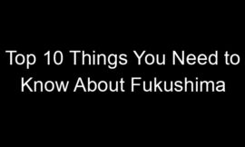 Top 10 Things You Need to Know About Fukushima