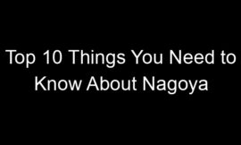 Top 10 Things You Need to Know About Nagoya