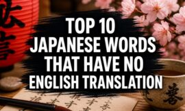 Top 10 Japanese Words That Have No English Translation