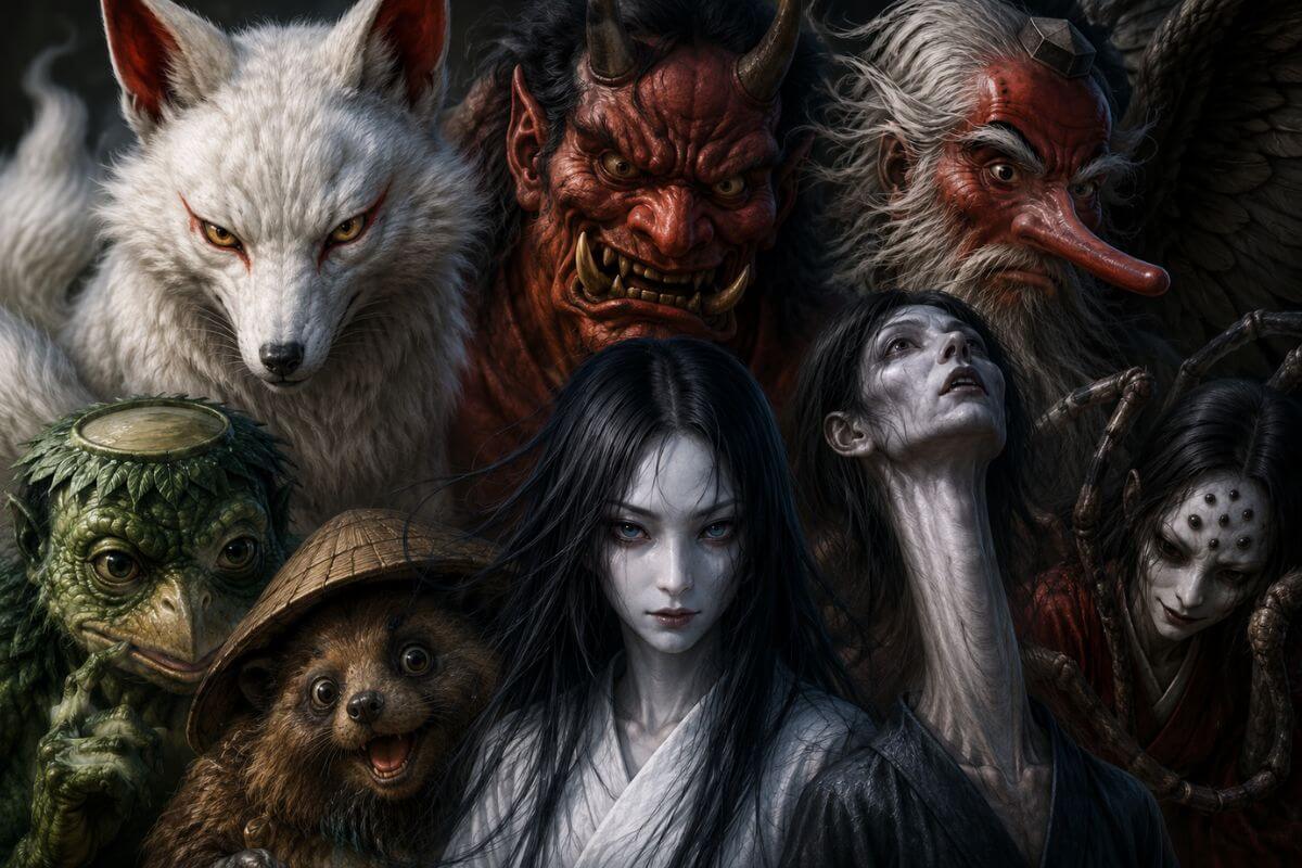 Top 10 Stories Behind Japan's Most Famous Yokai (Spirits & Demons) toptenjp