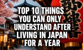 Top 10 Things You Can Only Understand After Living in Japan for a Year
